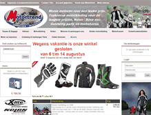 Tablet Screenshot of motortrendshop.nl